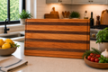 12"x24" Cherry and Walnut Cutting Board with Juice Groove